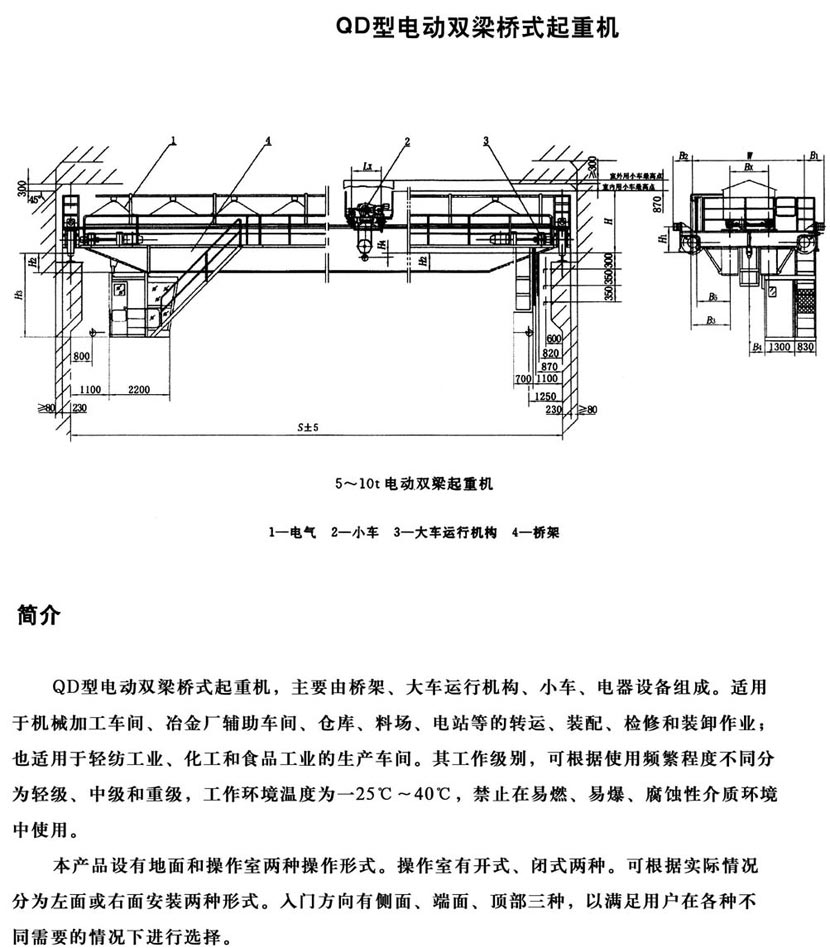 qd型通用桥式起重机